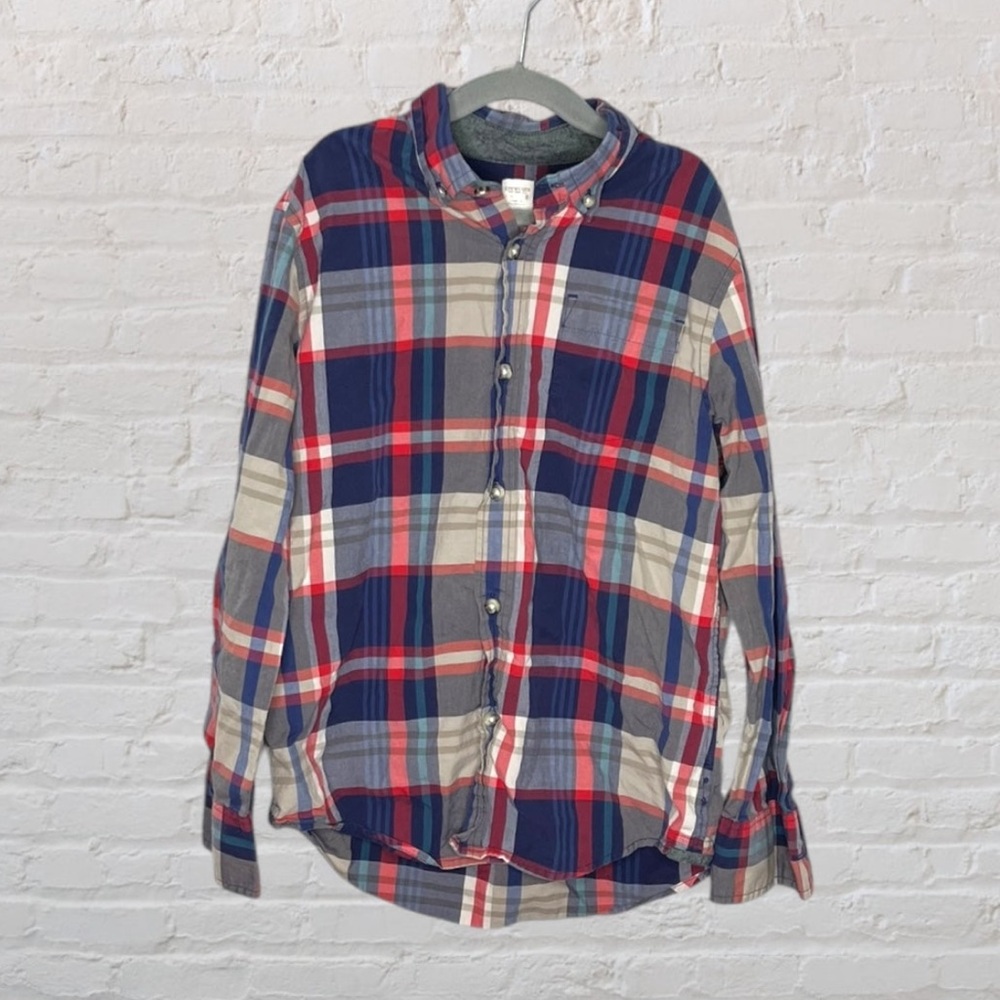 Crewcuts Plaid Collared Shirt
